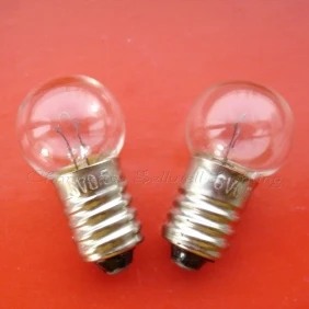 Miniature light bulb 2.5v 3.8v 4.8v 4.9v6v6 . 2v 0.3a 0.5a5w screw-mount e10 instrument indicator lamp sellwell lighting