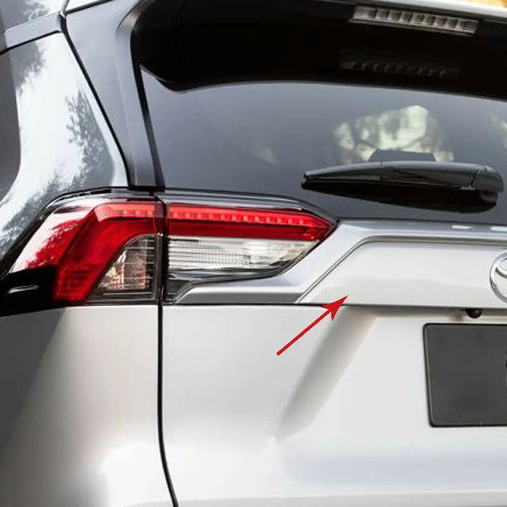 

For Toyota RAV4 2019 -2020 5th Chrome Rear Trunk Lid Molding Strip Cover Trim