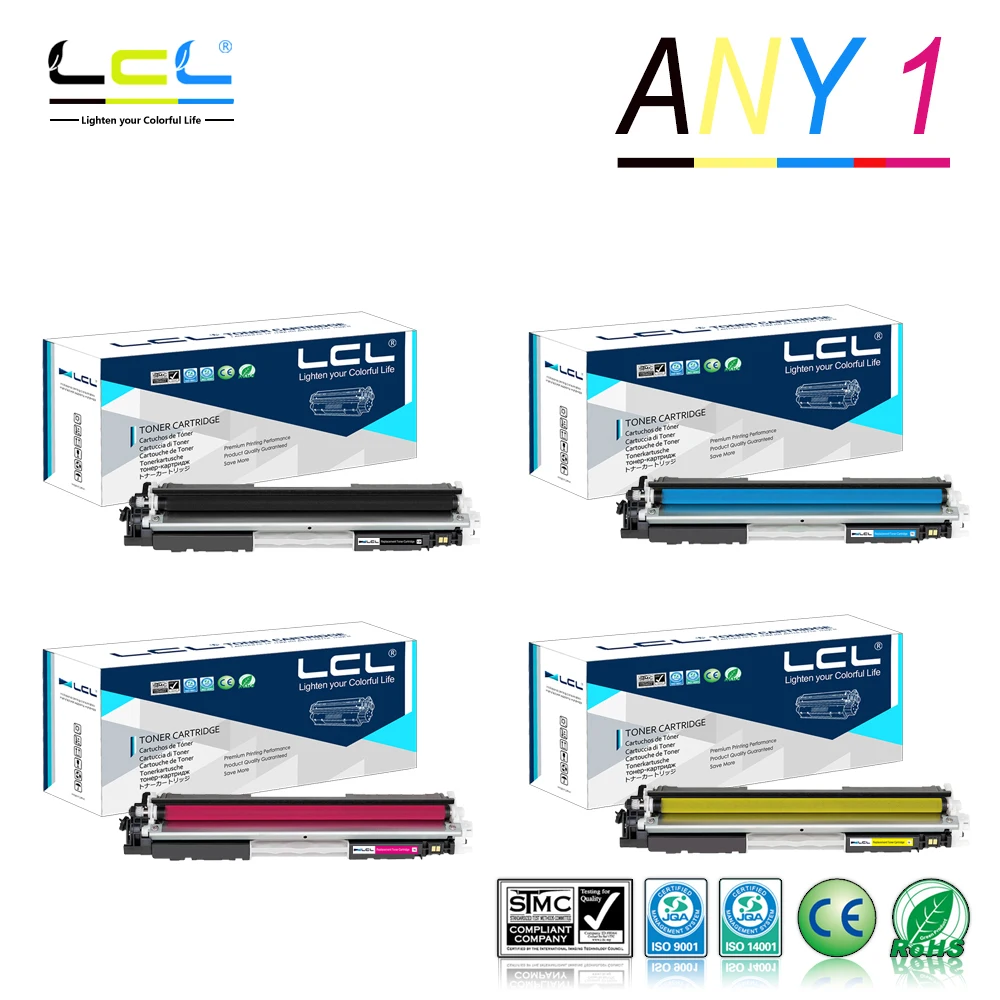 

Any 1 LCL 729 CRG729 CRG-329 CRG-329BK (1-Pack) Toner Cartridge Compatible for Canon LBP 7010C/7018C