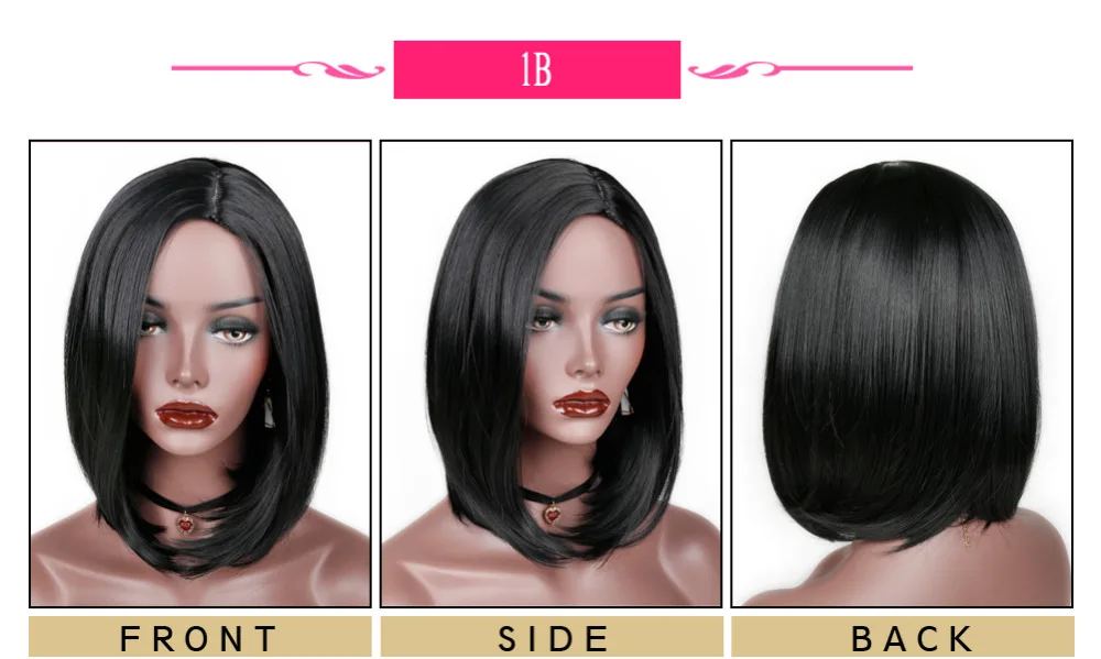 bob wig black 