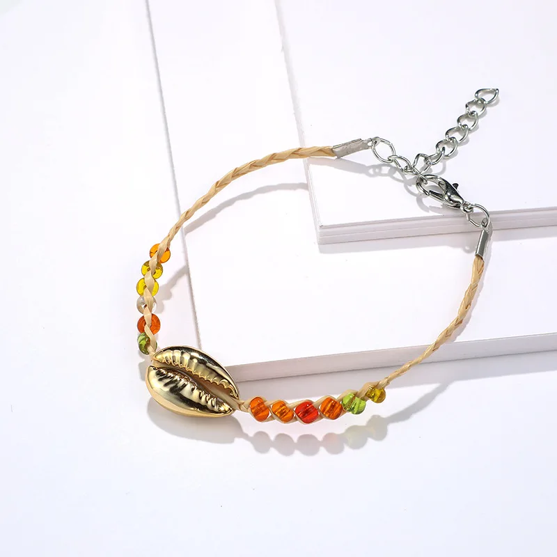 Новые Boho цветные ножные браслеты из бисера для Чехол женский ножной браслет в богемном стиле ноги океана лета пляжа ветра ювелирные изделия