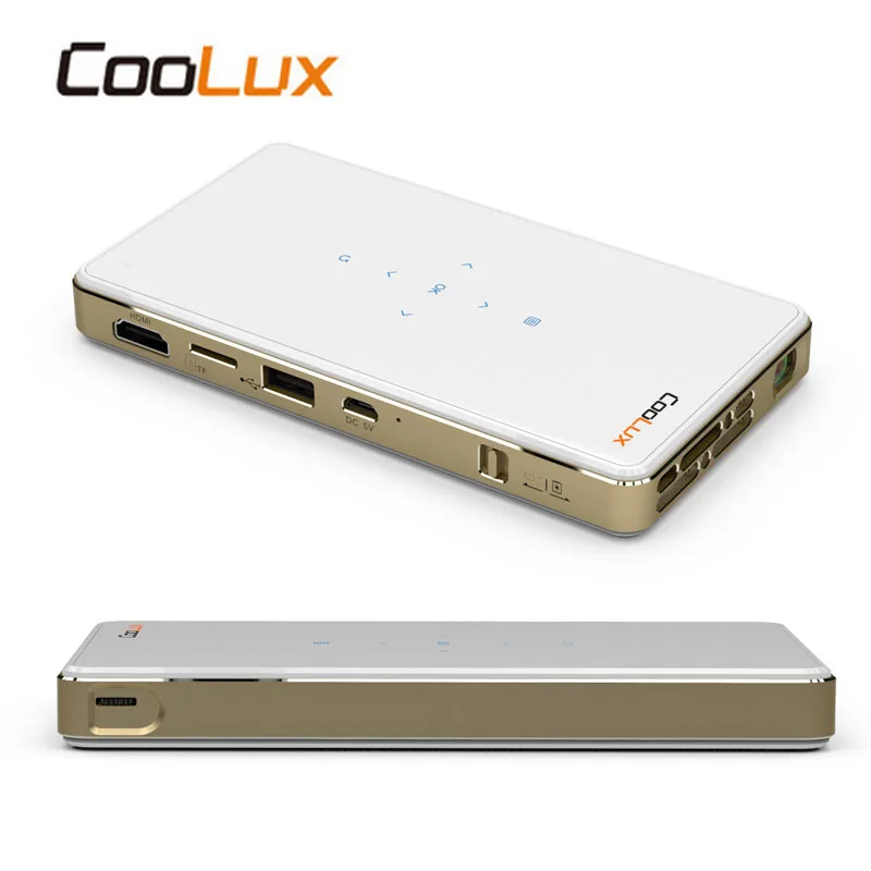 Coolux stores Q6 Full HD 1080P video Mini LED Projector Android WIFI Airplay DLP pocket Home