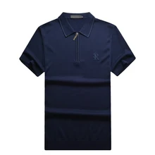 Billionaire Футболка мужская шелковая летняя новая мода повседневная молния Удобная качественная embriodery большая