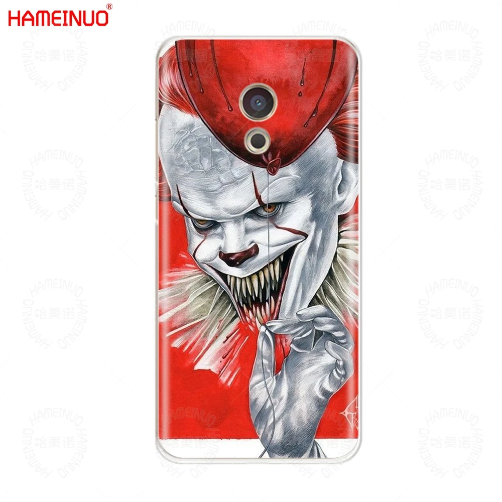 HAMEINUO The Clown Horror IT Cover phone Case for Meizu M6 M5 M5S M2 M3 M3S MX4 MX5 MX6 PRO 6 5 U10 U20 note plus - Цвет: 80717