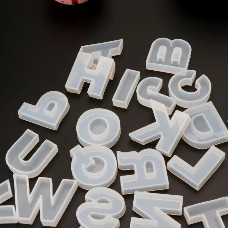 A-Z Алфавит английские буквы 0-9 цифры DIY силиконовые формы ремесло ювелирных изделий инструмент