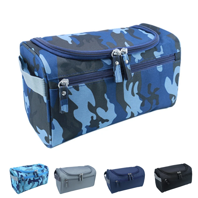  New Waterproof Men Hanging Makeup Bag Nylon Travel Storage Bag Organizer Cosmetic Bag Make Up Case 
