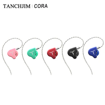 TANCHJIM CORA Dynamic Driver HiFi Audio In-ear Earphone with Sliver-plated OFC cable Macaron color earbuds for Xiaomi Huawei 1