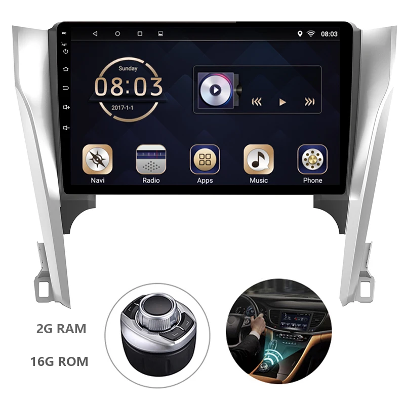

Android 7.1 One Din Car DVD Multimedia Audio Radio Player For TOYOTA Camery 2012-2014 With Mirror Link/Bluetooth And Canbus