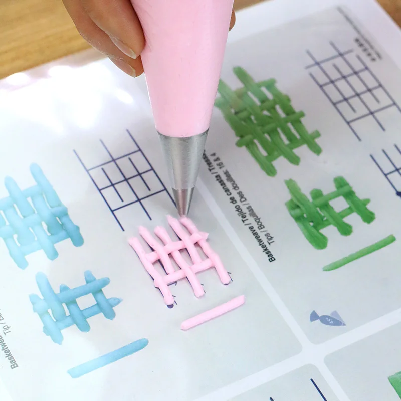 23pcs set cake icing piping diy practice drawing board template 23pcs set cake icing piping diy practice drawing board template paper decor practice template paste fondant decorating in baking pastry tools from home