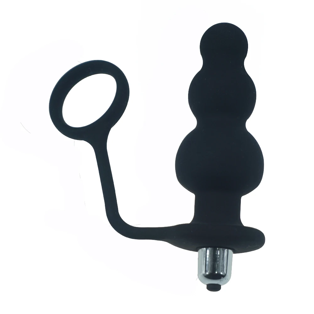 Vibrator Anal Hook Penis Cock Ring Prostate Massage Silicone Butt Plug font b Dildo b font