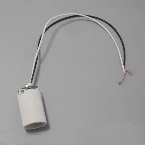 

5pcs/lot Porcelain E14 lamp socket E14 base E14 lamp holder with electrical wire cable