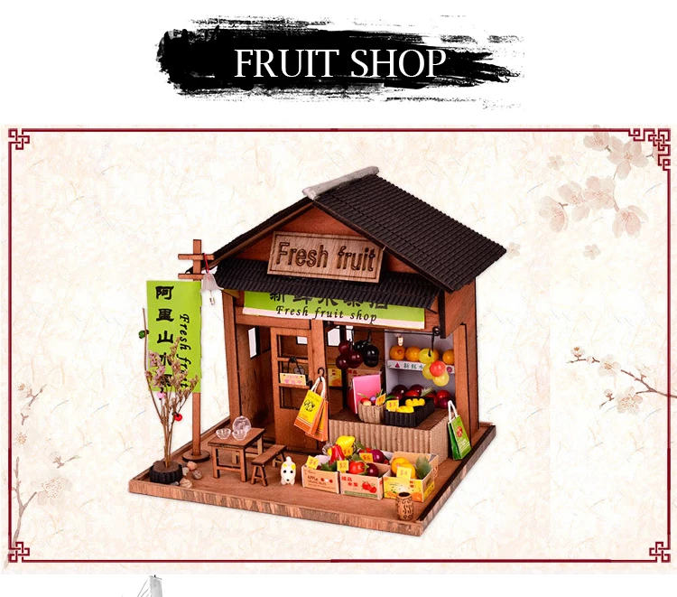 Sala de Móveis Casa de Bonecas em Miniatura Brinquedos para as Crianças Cutebee Casa Faça Você Mesmo Popular Chinesa Arquitetura 30 Cheap ArquiteturaCasa DIYMiniaturas