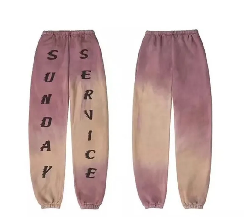 

19FW SUNDAY SERVICE Calabasas Sweatpants Men 1:1 High Quality Kanye West Drawstring Joggers Sweat Pants SUNDAY SERVICE Pants