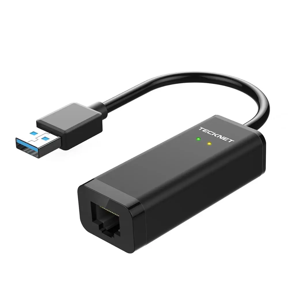 TeckNet Алюминиевый USB 3.0 на RJ45 Gigabit Ethernet сетевой карты для Windows 10 8 8.1 7 XP Mac OS ноутбук ПК