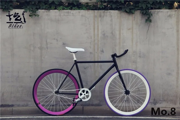 1 шт. fixie велосипед с фиксированной передачей 46 см 52 см 56 см DIY односкоростной Дорожный велосипед трек fixie Велосипед fixie велосипед