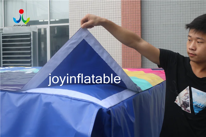 6X4M Free Shipping Freefall Double Stunt Jump Inflatable Air Bag 9