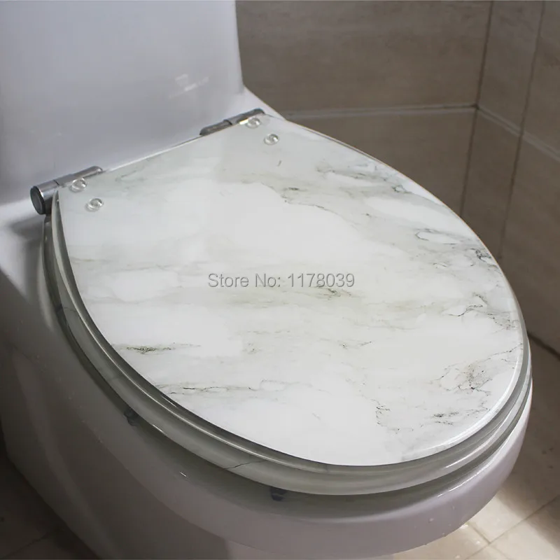 European Style Thicken Highgrade Resin Slowclose Mute Toilet Seats