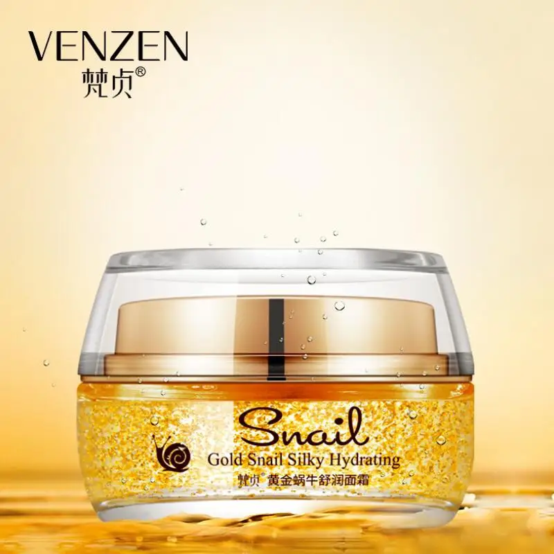 

Face Cream Moisturizing Gold Snail Essence Hydrating Anti Wrinkle Anti Aging Whitening Face Care