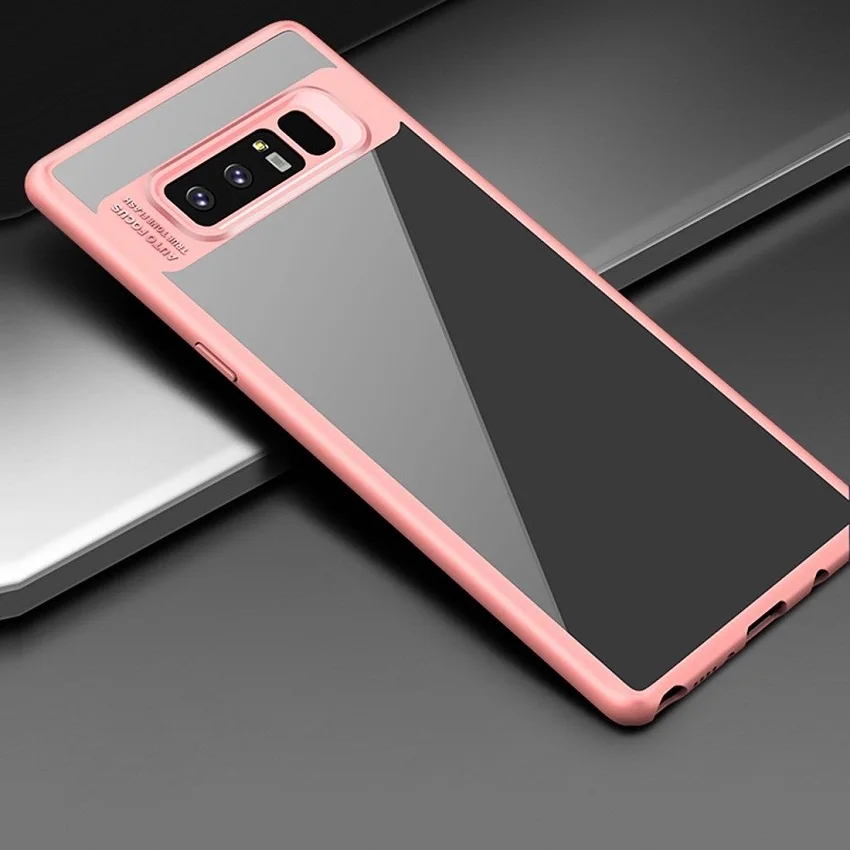 

Ultra Slim Case Cover for Samsung Galaxy Note 9 8 A8 S8 S9 Plus S6 S7 Edge Clear Hybrid Case Cover Thin Transparent Protector