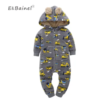 

Christmas Baby Rompers Clothes Baby Clothing Winter Newborn Baby Boy Girl Clothes Fleece Jumpsuit Overalls Baby Snowsuit Costume