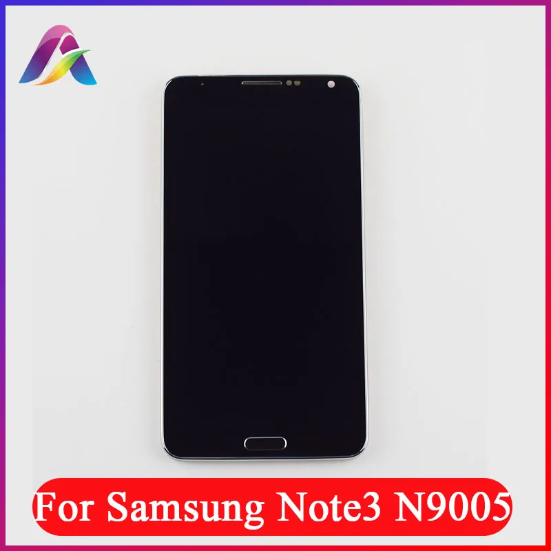 

For Samsung Galaxy Note 3 Note3 N9005 LCD Display Panel Monitor Moudle + Touch Screen Digitizer Glass Sensor Assembly With Frame