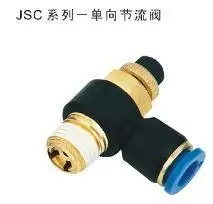 

Air Angle Flow Speed controller sns rapture pneumatic hand throttle valve control valve JSC / JSC-A10-04 one touch fittings
