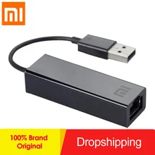 Xiaomi USB 2,0 Ethernet адаптер USB к RJ45 сетевая карта для Windows 10 8 8,1 7 XP MAC OS ноутбук Поддержка 10 Мбит/с 100 Мбит/с сети