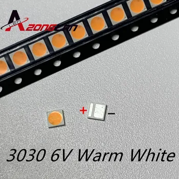 

AOT High Power 200 pcs LED 3030 1.6W 6V 2700K Warm white EMC Lighting Application