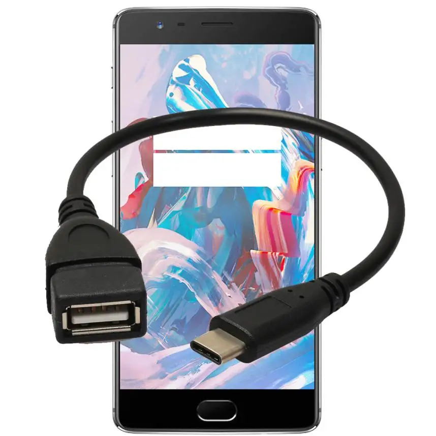 USB 3.1 Type C Φ OTG кабель USB3.1 штекер для USB2.0 Тип A гнездо адаптер Шнур AU04 Прямая