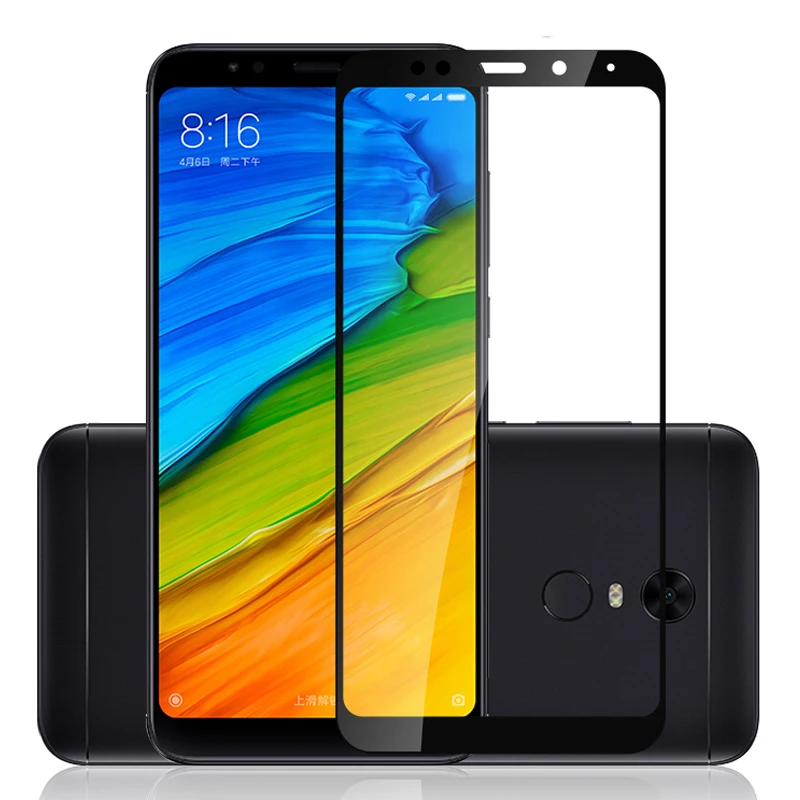 

For Xiaomi redmi 5 plus 5a note 5 pro Protective Glass Full Cover Screen Protector Tempered Glass on xiomi xaomi ksiomi 5 5plus