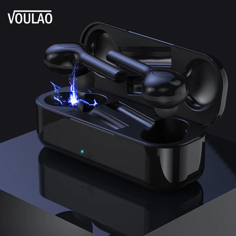 

VOULAO Bluetooth Headphone Wireless Earphone For iPhone Xiaomi Handsfree Earbuds Bluetooth Sport Headset With Mic Charging Box