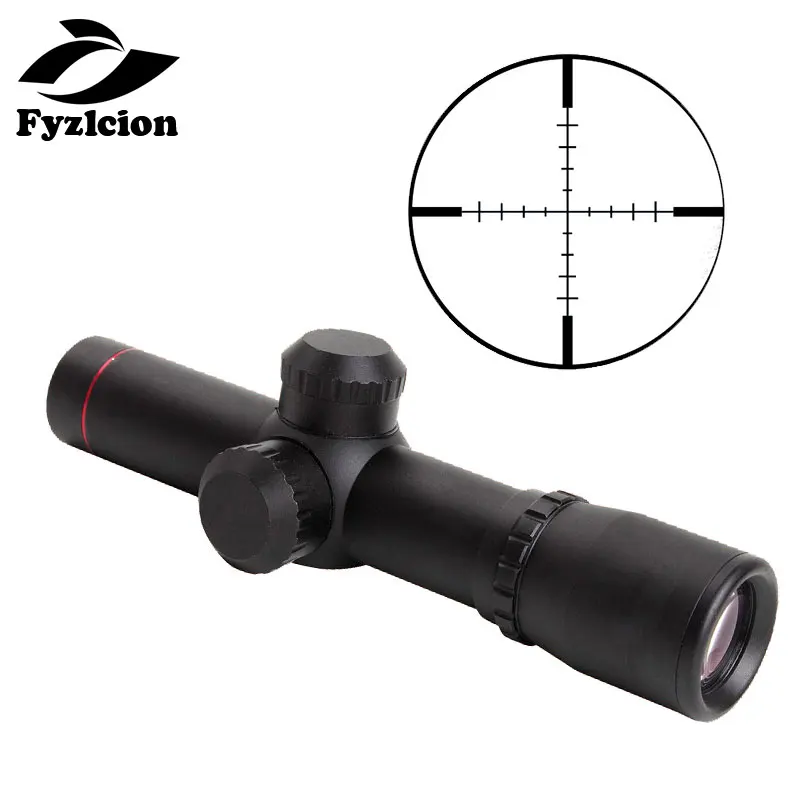 

Hunting Rifle Scope 4.5x20 Tactical Optical Sight 1 inch Compact P4 Reticle Riflescope With Flip-open Lens Caps and Rings