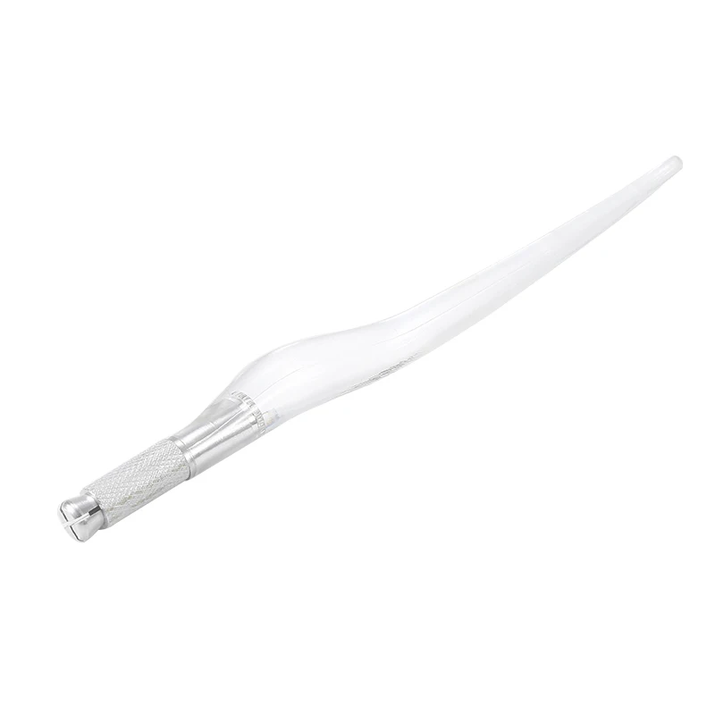 

ATOMUS 1PC Transparent Acrylic Eyebrow Tattoo Pen Manual Permanent Makeup Eyebrow Microblading Pencil Microblading Tool