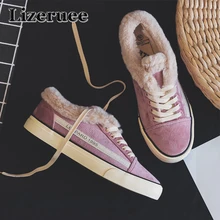 Women Boots Warm Winter Shoes Woman Snow Boots Fashion Lace Up Winter Botas For Women Ankle Boots Female casual shoes KS321 lakeshi round toe women boots winter boots female ankle boots women fashion lace up casual shoes woman plus size cotton shoes