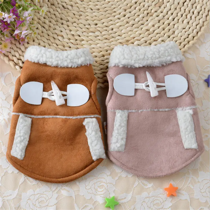 

Dog Clothes For Dogs Hoodie Costume Winter Warm Cotton Dog Coat Jacket for Small Pets Cats Chihuahua Clothing