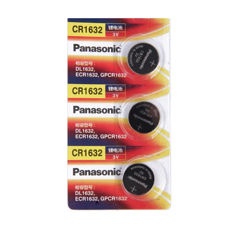 3 литиевых аккумулятора PANASONIC CR1632 1632 DL1632 в Кнопочная батарейка|lithium battery 3v|battery