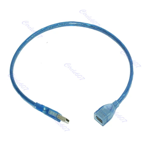 

USB 2.0 type A male to Female PC extension Data Sync Cord Cable cord Blue New