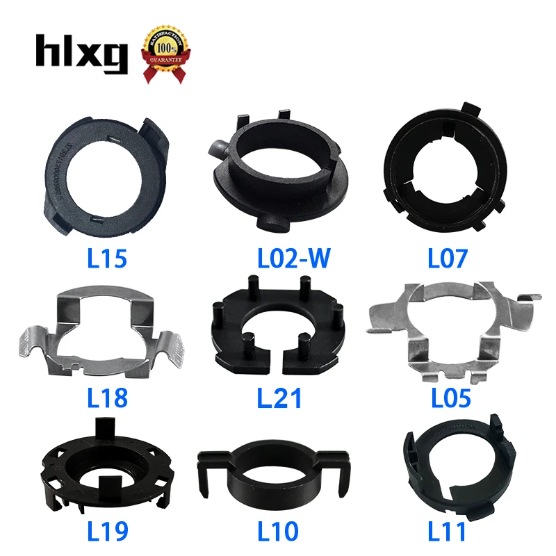 1 Pair H7 Led Headlight Accessories Adapter H7 Bulb Holder Socket Base