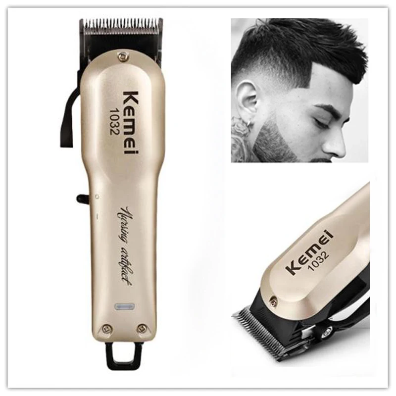 110v-240v Turbocharged rechargeable hair clipper professional hair trimmer for men...