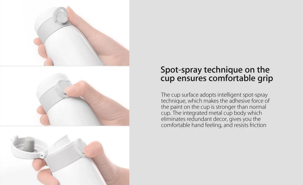 Mijia VIOMI 460ml Stainless Steel Vacuum Insulated Mug Sealed Water Bottle