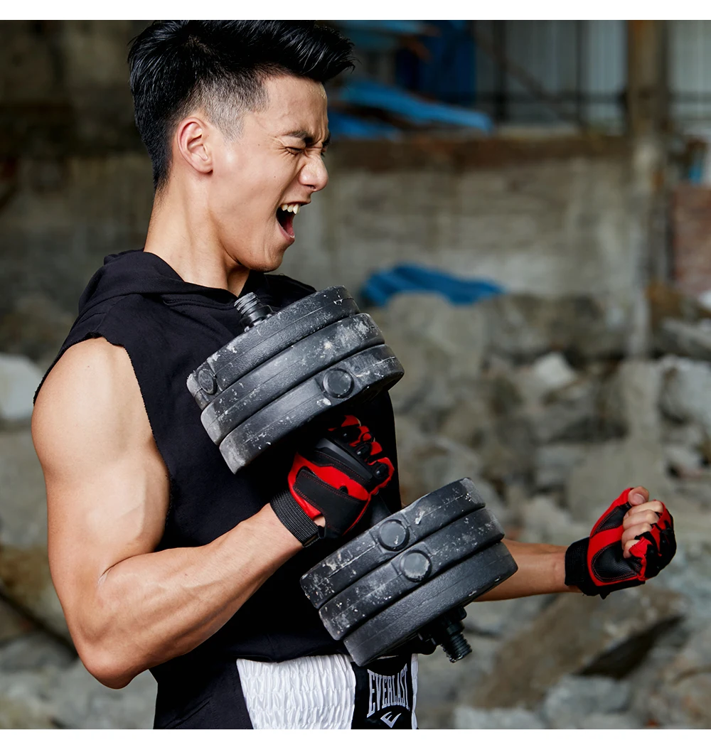 SHOUHOU Новое поступление мужские спортивные перчатки Модные летние полупальцевые Перчатки для фитнеса варежки противоскользящие перчатки для вождения