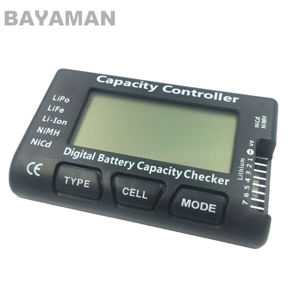 RC Digital Battery Capacity Checker 2 7S LiPo LiFe Li ion NiMH Nicd Battery Capacity tester
