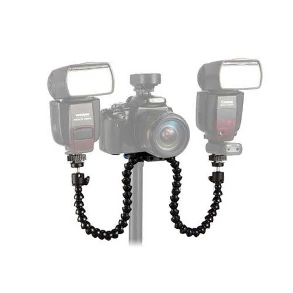 

Octopods Arm Studio Macro Twin Speedlight Flash Light Speedlite Bracket Mount Holder For Camera