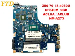 Оригинальный Для Lenovo g50-80 материнской G50-80 I3-4030U ACLU3 ACLU4 UMA NM-A362 испытанное хорошее Бесплатная доставка