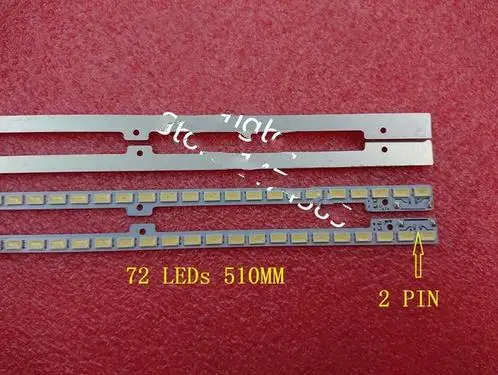Новый из 2 предметов (1 левый + 1 правый) ua46d5000pr светодиодная подсветка бара bn64-01644a 2011svs46-5k6k-left правой h1b 1ch 72leds 51 см