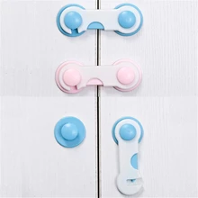 10 шт./лот Детские замки для безопасности детей домашний дверной шкаф, ящик, туалет замок для защиты детей Защитные замки для детей