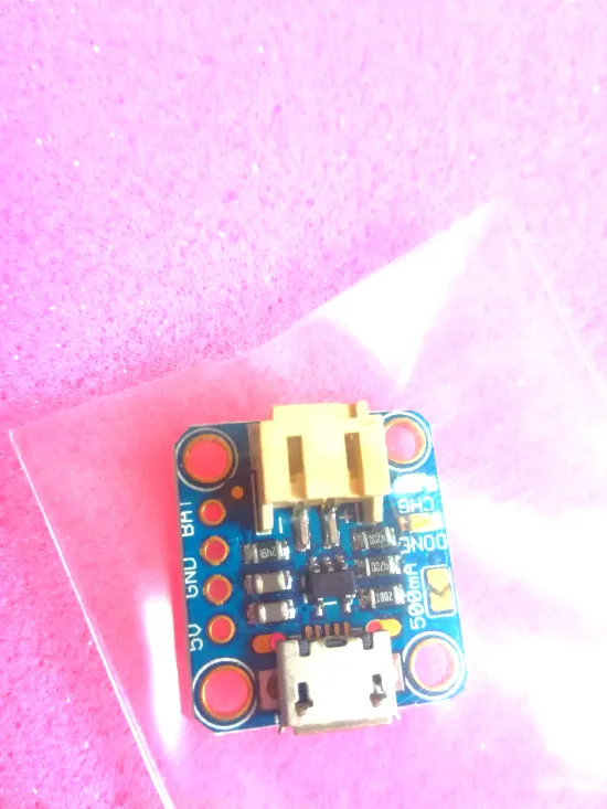 

Модуль dafruit для зарядного устройства Micro-Lipo Spot 1904 для LiPo/LiIon Batt с разъемом MicroUSB-v1