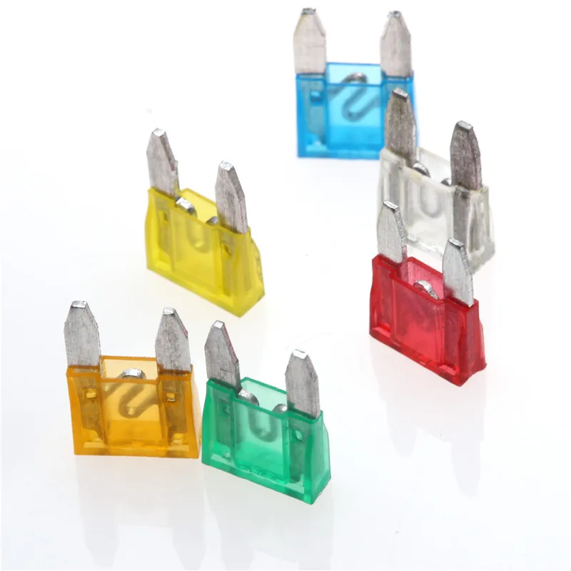 

60PCS Mini Micro Auto Car Blade Fuses Kit 5/10/15/20/25/30 AMP Security Blade Type Holder Fuses Assortment Kit For Car Auto