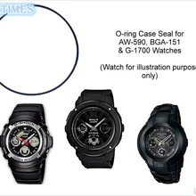 Универсальный чехол Cas уплотнительное кольцо уплотнение часы прокладка для GA-100/110 DW-6900 AW-590/591 GW200/225 и т. Д