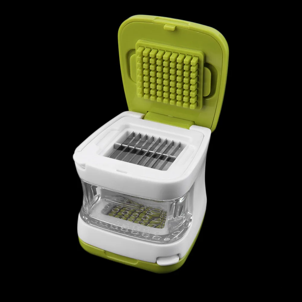 Practical Multifunction Plastic Garlic Press Presser Crusher Slicer Grater Dicing Slicing And Storage Kitchen Vegetable Tool